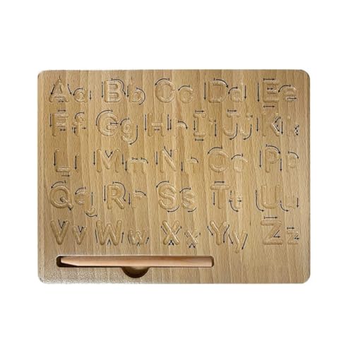 Giwnhvx Alphabet-Zeichentafel Aus, Lernspielzeug für Vorschulkinder, ABC-Schreiben Lernen, Kinder im Alter Von 3 Bis 5 Jahren von Giwnhvx