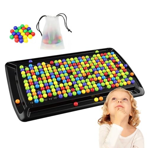 Intellektuelles Schachbrett - 48/120/241/288 Stück Rainbow Ball Gesellschaftsspiele | Rainbow Puzzle Schachspiel | Regenbogen Puzzle Schach | Pädagogisches Schachbrettspiel Für Kinder von Giwuence