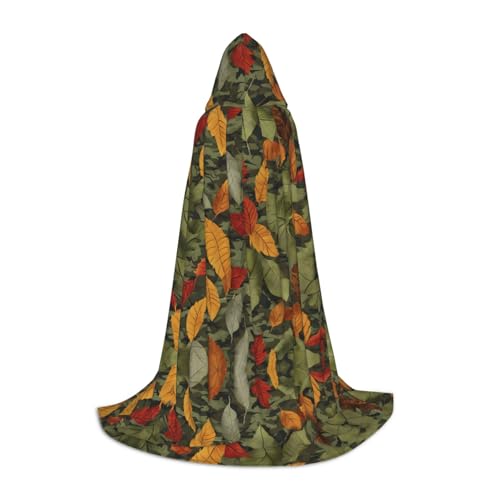 Gjgdbxdw Kapuzenumhang mit Kapuze für Damen, Herren, Teenager, Halloween, Cosplay, Camoflauge-Print von Gjgdbxdw