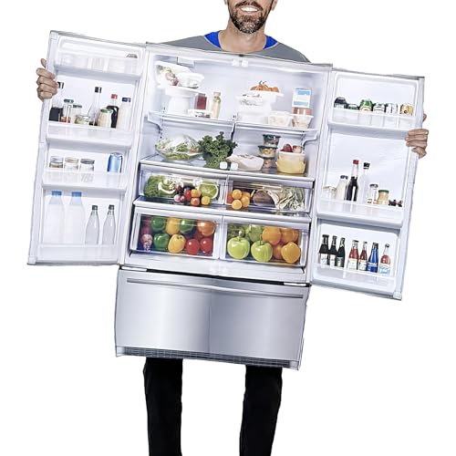 GjnjfdF Cosplay Outfit, Kühlschrank Cosplay Kostüm, Kreative Lustige Doppeltüriger Kühlschrank Verkleidung Für Fest Rollenspiel Bühnenauftritt Party Fasching Karneval Frauen Männer GjnjfdF Cosplay Outfit, Kühlschrank Cosplay Kostüm, Kreative Lustige Doppeltüriger Kühlschrank Verkleidung Für Fest Rollenspiel Bühnenauftritt Party Fasching Karneval Frauen Männer von GjnjfdF