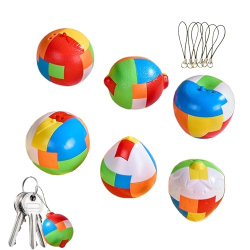 GjnjfdF Denksport-Puzzle für Kinder, Denksport-Puzzle, Logisches Denktraining-Puzzlespielzeug, Denksport-Puzzlespiel, pädagogisches 3D-Freischalt-Interlock-Puzzle-Spielzeug für Kinder von GjnjfdF