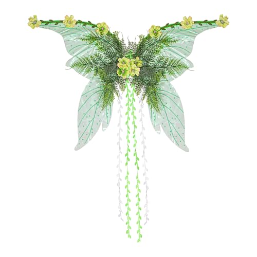 GjnjfdF Feenflügel | Feenkostüm Für Damen - Mädchen Kostümzubehör Für Party Cosplay Fasching Weihnachtsfest GjnjfdF Feenflügel | Feenkostüm Für Damen - Mädchen Kostümzubehör Für Party Cosplay Fasching Weihnachtsfest von GjnjfdF