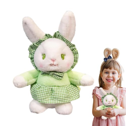 GjnjfdF Hase Stofftier,Gefüllter Osterhase - Kleine Osterhasenfigur Puppe | Entzückendes Tierpuppenspielzeug, Stofftier-Plüschtier für Kinderzimmer, Wohnzimmer, Schlafzimmer von GjnjfdF