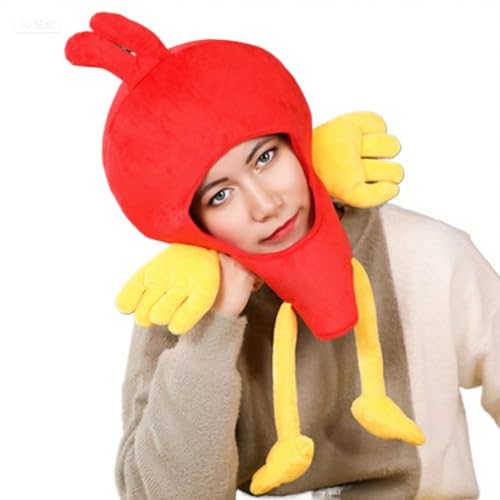 GjnjfdF Hühner Kostümhüte Für Erwachsene - Kinder Plüsch Halloween Tier Kostümhut | Weich Stoff Partyzubehör Verkleidung Zubehör Für Damen Herren Familienfotos Requisiten GjnjfdF Hühner Kostümhüte Für Erwachsene - Kinder Plüsch Halloween Tier Kostümhut | Weich Stoff Partyzubehör Verkleidung Zubehör Für Damen Herren Familienfotos Requisiten von GjnjfdF