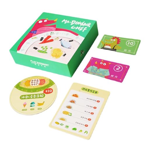 GjnjfdF Kartenspielset, Kartenspiele, Eltern-Kind-Spielzeugspiele, Feinmotorikspielzeug, Restaurantkartenspiele für Kinder, pädagogisches und interaktives Spiel, Eltern-Kind-Spielzeugspiele von GjnjfdF