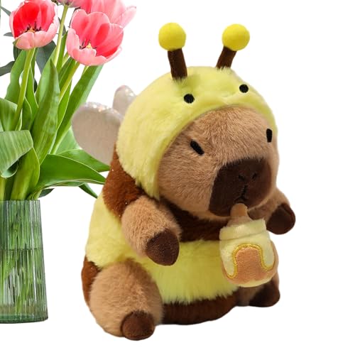 GjnjfdF Kuscheltier, Süßes Capybara Plüsch Spielzeug Puppe Kissen, Kuscheliges Wohnkissen Haustierfreund Zimmerdeko Geschenk zu Weihnachten Geburtstag Abschluss GjnjfdF Kuscheltier, Süßes Capybara Plüsch Spielzeug Puppe Kissen, Kuscheliges Wohnkissen Haustierfreund Zimmerdeko Geschenk zu Weihnachten Geburtstag Abschluss von GjnjfdF