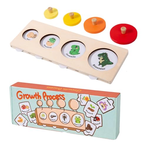 GjnjfdF Passende Puzzle-Spielzeuge für Kinder,Passende Puzzle-Spielzeuge für Kinder,Passende Puzzle-Spielzeuge aus, Tier-Lernspielzeug - Farbsortierung Vorschule Frühpädagogisches Spielzeug von GjnjfdF