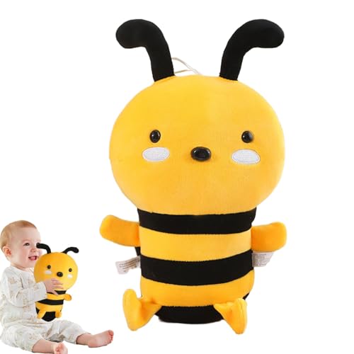 GjnjfdF Plüschspielzeug aus Biene, Cartoon-Puppe | Cartoon niedliche Biene Plushie | Plüsch-Bienenspielzeug 20 cm / 7,87 Zoll, Puppe mit dekorativen Anhängern aus Plüsch von GjnjfdF