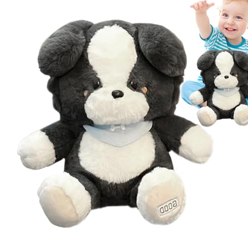 GjnjfdF Stofftier Hund,Stofftier Hund,Kinder Kuscheltiere Weiche Stofftierpuppe | Vielseitige Plüschtiere, gefüllte Plüschpuppe für Bett, Sofa, Schreibtisch von GjnjfdF