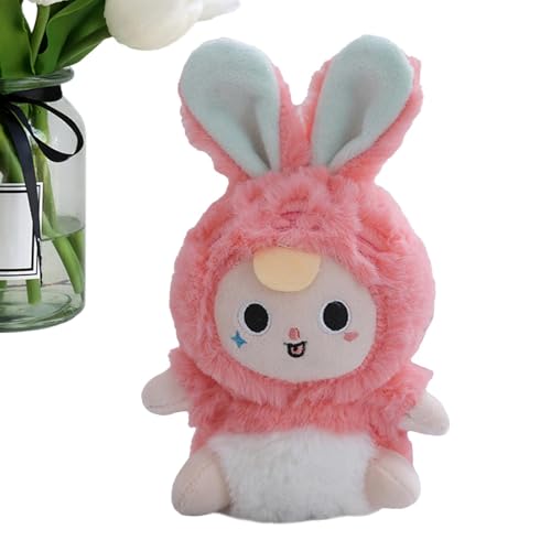 GjnjfdF Stofftier Plüschtier,Stoffhase | Niedliche Kaninchen-Ornament-Häschen-Plüschtiere - Plüschtier-Anhänger, dekorative Stofftierpuppe für Tasche, Schlüsselbund, Auto von GjnjfdF