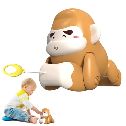 GjnjfdF String Pull Kletterspielzeug, Pull String Toy,Ziehschnur-Gorilla-Spielzeug für Kinder | Sinnesspielzeug für Kinder, Seilkletterspielzeug zur Verbesserung der Feinmotorik von GjnjfdF