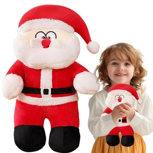 GjnjfdF Weihnachts-Weihnachtsmann-Plüsch,Weihnachtskuscheltiere | Exquisite Stofftier-Plüschtiere,Plushies Kissenspielzeug, elastisches Plüschkissen für Familie, Freunde, Kollegen, Männer, Frauen, von GjnjfdF