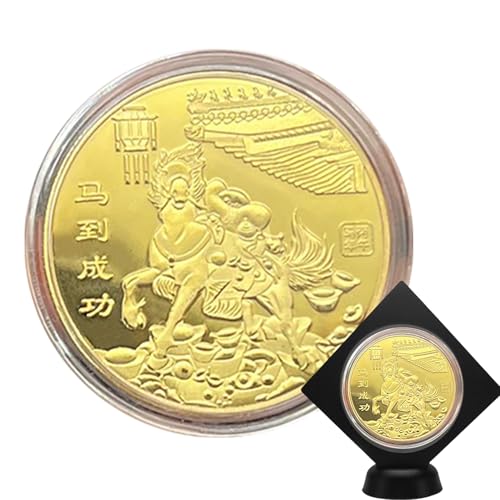 GkgWuxf Chinesisches Neujahr Münze - 2026 Jahr des es Gedenkmünze,Gedenk Souvenir Sammlerstück für Erwachsene Männer Familie Freunde GkgWuxf Chinesisches Neujahr Münze - 2026 Jahr des es Gedenkmünze,Gedenk Souvenir Sammlerstück für Erwachsene Männer Familie Freunde von GkgWuxf