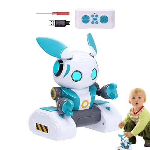 GkgWuxf Fernbedienungsroboter für, intelligente Roboter für Kinder,Smart RC Roboter Toys Geste Sensing - Fernbedienungspädagogik Roboter-Haustier mit LED-Augen, automatische Demonstration von GkgWuxf