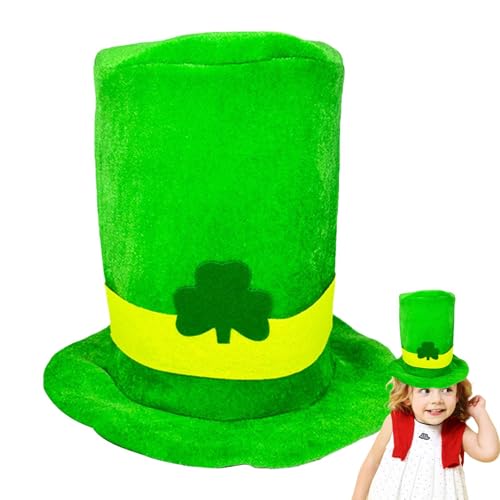 GkgWuxf Grüner Kobold-Zylinderhut, Kobold, Cosplay-Kostüm, Hüte für Herren – Deluxe-Koboldhut, Teens Saint Patricks, Kostüm-Hüte für St. Patrick, Versammlungen von GkgWuxf