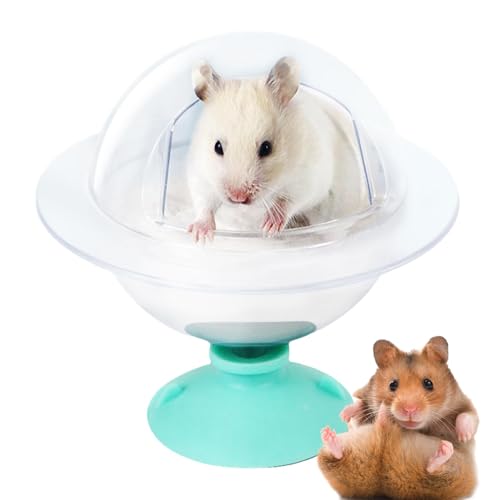 GkgWuxf Hamster-Badewanne, Hamster-Badezimmer - Duschraum Hamster Chinchilla Badeschüssel Sandbad,Relax House Small Animal Habitat Badehaus für Rennmaus Syrischer Hamster von GkgWuxf