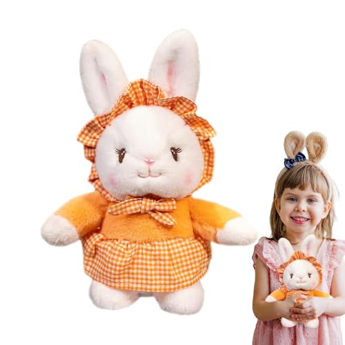 GkgWuxf Kaninchen-Plüschpuppe, Hasen-Stofftier - Kleine Osterhasenfigur Puppe - Bequeme Tierpuppe für Freundin, Ehefrau, Freundin, Schwester, Tochter von GkgWuxf