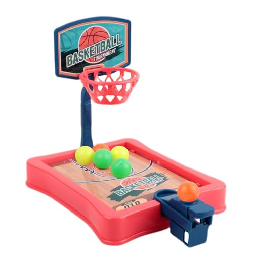 GkgWuxf Tabletop-Arcade-Basketballspiel, Mini-Basketballspiel, Lustiges Tischspiel-Basketballkorb-Set, Klassenzimmerpreise, interaktive Familienspiele für Erwachsene, Kinder, Jungen und Mädchen von GkgWuxf