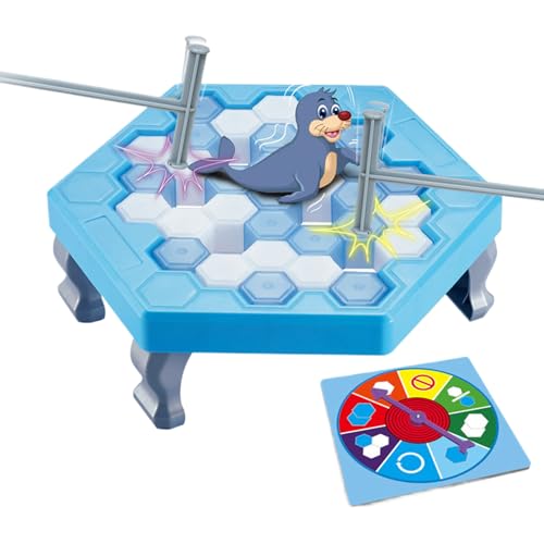 GkgWuxf Trap Brettspiel, Strategisches Klopfspiel Mit Knobelspaß, Spaßige Rettungsmission Mit Tieren Für Familienfeiern Und Spielabende GkgWuxf Trap Brettspiel, Strategisches Klopfspiel Mit Knobelspaß, Spaßige Rettungsmission Mit Tieren Für Familienfeiern Und Spielabende von GkgWuxf