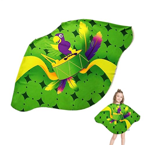 GkgWuxf Umhang für brasilianische Karnevalskostüme, brasilianischer Karnevalsumhang - Bühnenaufführungen Umhang Schal,Mode Karneval Cosplay Cape Cosplay Kostüm Umhang für Karneval, Halloween-Kostüme, von GkgWuxf