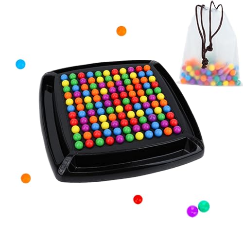 Elimination Brettspiel | Regenbogenball Ausscheidungsspiel | Intellektuelles Schachspiel Duell | Bunte Bälle Intellektuelles Schachbrett | Rainbow Bead Tabletop Strategiespiele von Gkumgwo