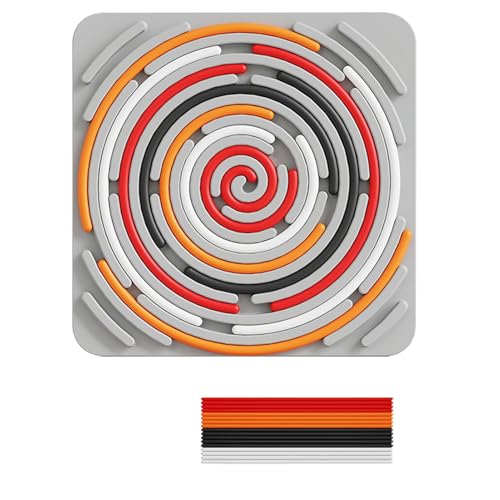 Gkumgwo Beruhigen Sie Sich, Fidget Toy, Sensory Activity Board - Beruhigendes Fidget-Spielzeug aus Silikon - Sensorisches Zappelspielzeug aus Silikon, leises Kinderbrett, lautloses sensorisches von Gkumgwo