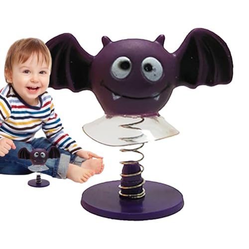 Gkumgwo Halloween Jumping Popper Spring Toys,Halloween Jumping Toys | Kinder Kürbiswerfer Frühlingsspielzeug | Neuartiges Frühlingsspielzeug für Versammlungen, Geschenke für Kinder, Kleinkinder und von Gkumgwo