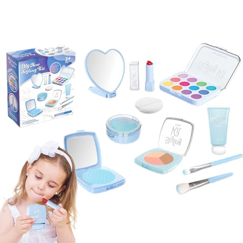 Gkumgwo Kinder-Make-up-Set, Kinder-Make-up-Sets für Mädchen,Vortäuschen eines kosmetischen Spielzeugs für Kinder | Sichere Kosmetik-Sets für Mädchen, gefälschtes Make-up-Spielzeug-Set zum Spielen und von Gkumgwo