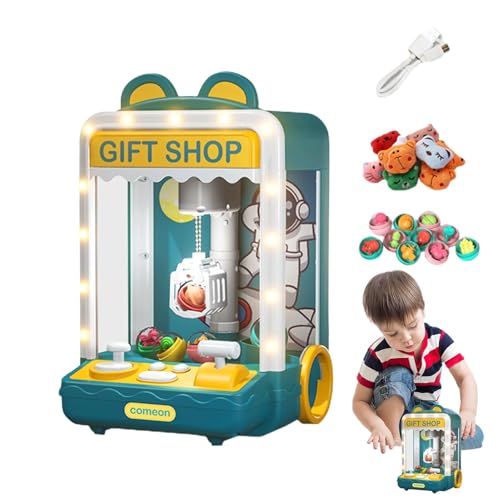 Gkumgwo Krallenmaschine für Kinder,Klauenmaschine für Kinder, Doll Grabber Claw Game Machine Indoor-Verkaufsspielzeug, Elektronischer Klauenspiel-Safe, Nachfüllgreifer für Thanksgiving, Ostern, von Gkumgwo