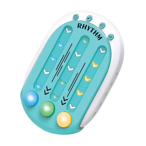 Gkumgwo Rhythmus-Game-Controller, Rhythmus-Spiele für Kinder | Puzzlespielmaschine - Interaktive Puzzlespielmaschine, tragbares Tischspiel mit Musik und Licht für Kinder und Erwachsene von Gkumgwo