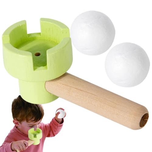 Gkumgwo Röhren-Ballblasspielzeug,Ballblasspielzeug - Schwimmende Blasrohrkugeln - Schwimmende Blow Pipe Balls Spielspielzeug, Blowing Pipe Balls Spielzeug für Kinder, Balance Blowing Toys von Gkumgwo