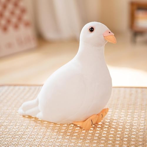 Tauben Plüschtier | Realistisches Tauben Stofftier | Süßes Soft Rock Pigeon Plüschtier | Simulation Vogel Tier Plüschtiere | Taube Plüschpuppe | Tauben Plüschkissen Für Die Sofadekoration Zu Hause von Gkumgwo