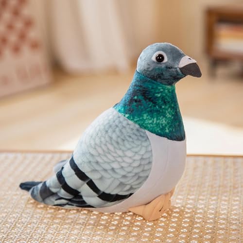 Tauben Plüschtier | Realistisches Tauben Stofftier | Süßes Soft Rock Pigeon Plüschtier | Simulation Vogel Tier Plüschtiere | Taube Plüschpuppe | Tauben Plüschkissen Für Die Sofadekoration Zu Hause von Gkumgwo