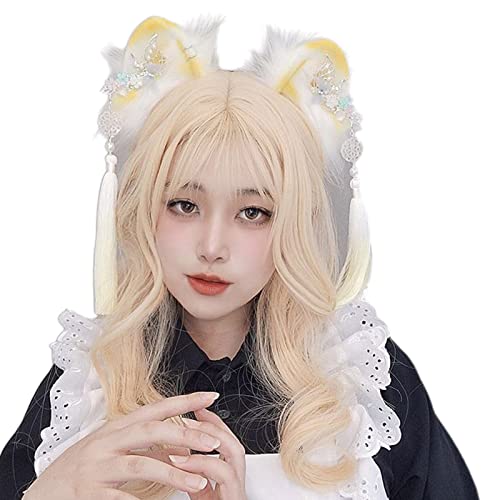 Glanhbnol Anime Charakter Stirnband Ohren Form Haarreifen Plüsch Karneval Party Kopfschmuck Cosplay Party Kostüm Requisiten Unisex von Glanhbnol