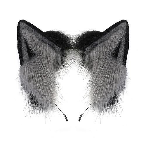 Glanhbnol Ohren Haarband Cosplay Ohren Haarschmuck Ohr Stirnband Haarschmuck für Frauen Mädchen Tägliche Dekoration von Glanhbnol