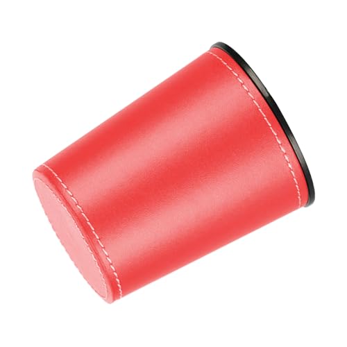 Glanhbnol PU Leder Würfel Tasse Flanell Innen Würfel Shaker Tasse Ruhig Shaker Tasse Kneipen Würfel Spiel Party Liefert Einfach Zu Verwenden von Glanhbnol