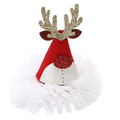 Glanhbnol Weihnachtsmannmütze, Stirnband, Weihnachtsfeier, Gastgeschenke für Damen, Erwachsene und Kinder, niedliches Weihnachts-Haar-Accessoire von Glanhbnol