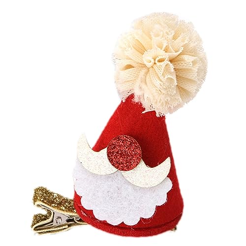 Glanhbnol Weihnachtsmannmütze, Stirnband, Weihnachtsfeier, Gastgeschenke für Damen, Erwachsene und Kinder, niedliches Weihnachts-Haar-Accessoire von Glanhbnol