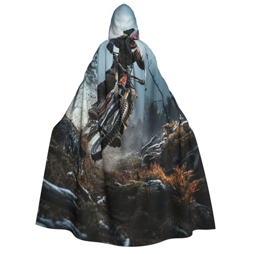 GlbnSHeric Kapuzenumhang Unisex Halloween Kapuzenumhang Mountainbike Kapuzenmantel Halloween Umhang Cosplay Kostüme von GlbnSHeric