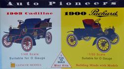 1903er Cadillac 1/48 - 1900er Packard 1/50 von Glencoe Models