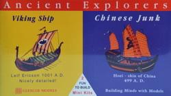 Wikinger Schiff 1/240 - Chinesische Dschunke 1/72 von Glencoe Models