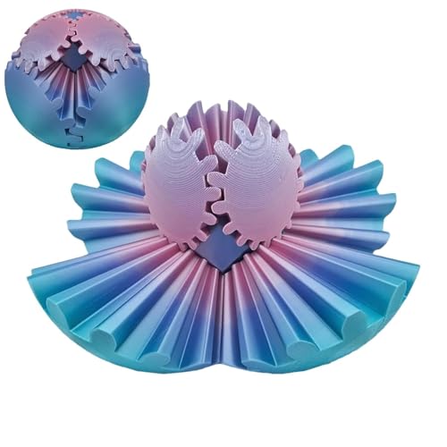 Glenmi Whirling Wonder Fidget Toy: EIN faszinierender 3D-Gedruckter Zahnradball for Stressabbau, perfekt for Erwachsene und Kinder(C) von Glenmi