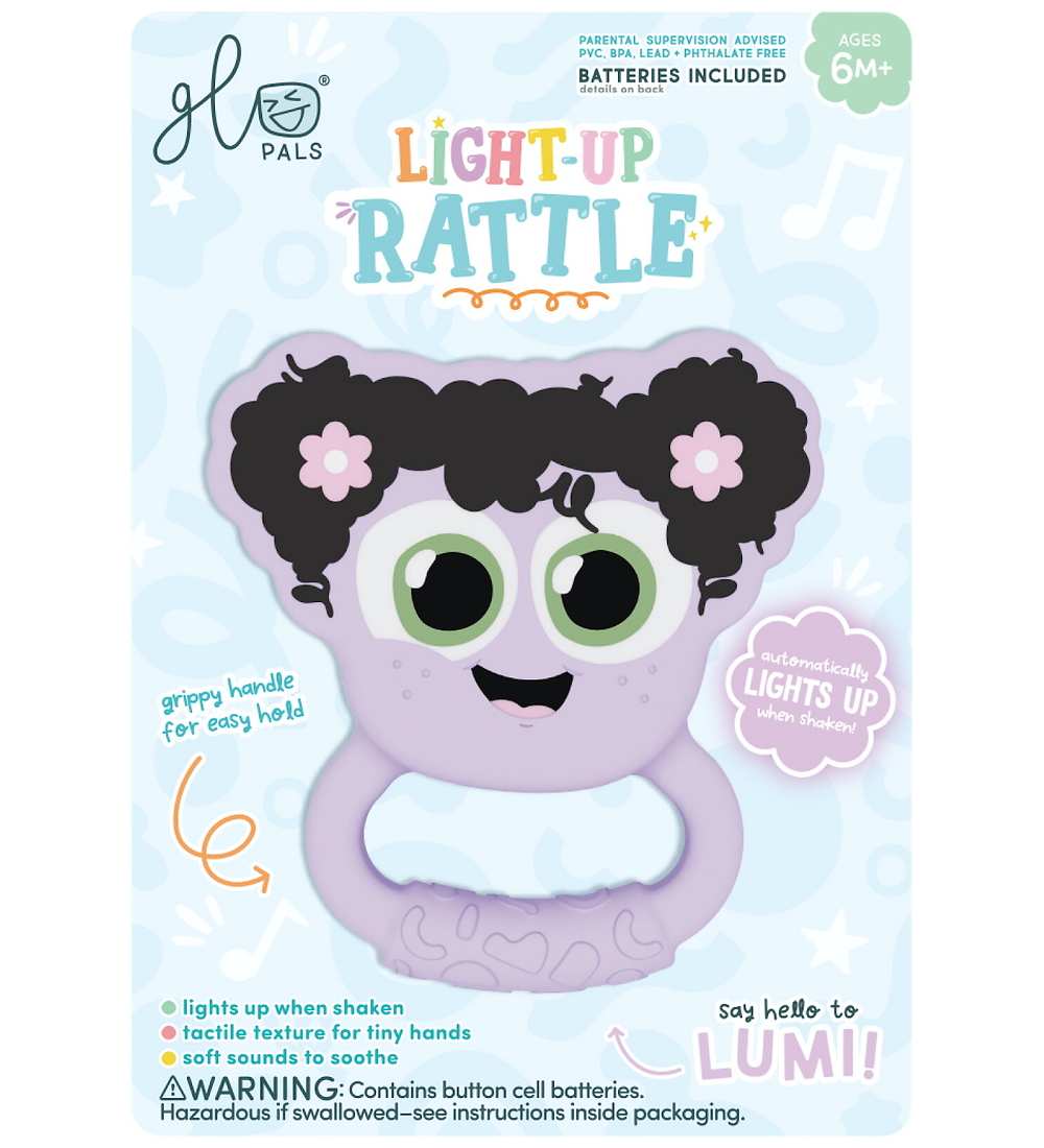 Glo Pals Rassel m. Licht - Purple - Glo Pals - One Size - Rasseln Glo Pals Rassel m. Licht - Purple - Glo Pals - One Size - Rasseln von Glo Pals