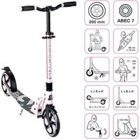SIX DEGREES Aluminium Scooter 205 mm pastellrosa SIX DEGREES Aluminium Scooter 205 mm pastellrosa von Globber Deutschland GmbH