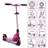 SIX DEGREES Aluminium Scooter Junior 145 mm pink SIX DEGREES Aluminium Scooter Junior 145 mm pink von Globber Deutschland GmbH