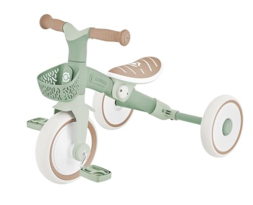 GLOBBER Learning Trike 2in1 Plus ECO – Dreirad und Laufrad für Kinder, 8/7 Zoll, TPR-Sattel höhenverstellb, Salbei grün GLOBBER Learning Trike 2in1 Plus ECO – Dreirad und Laufrad für Kinder, 8/7 Zoll, TPR-Sattel höhenverstellb, Salbei grün von Globber
