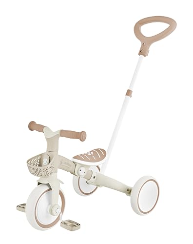 GLOBBER Learning Trike 3in1 Plus ECO – Dreirad und Laufrad für Kinder, 8/7 Zoll, TPR-Sattel höhenverstellb, Taupe GLOBBER Learning Trike 3in1 Plus ECO – Dreirad und Laufrad für Kinder, 8/7 Zoll, TPR-Sattel höhenverstellb, Taupe von Globber