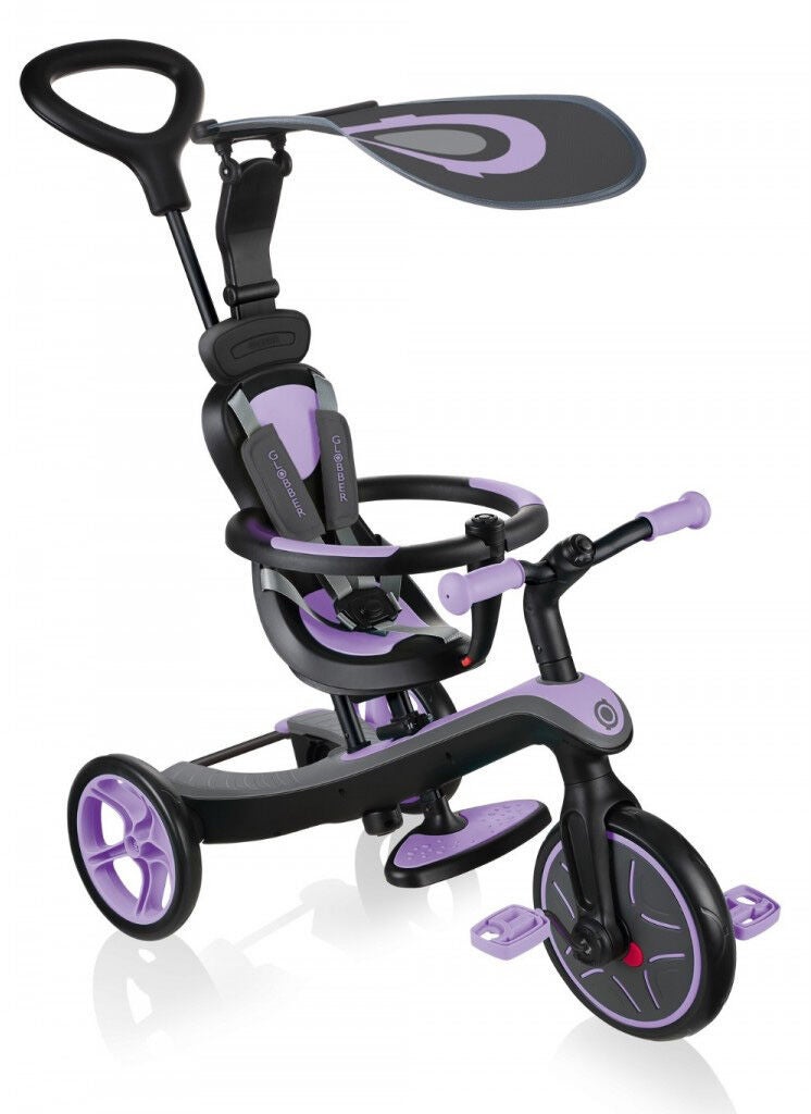 Globber Explorer Trike 4-In-1 Dreirad, Iris von Globber