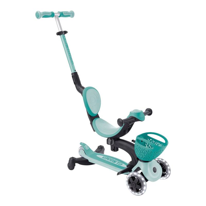 Globber Scooter 3in1 Go-Up Baby 360 mit Leuchtrollen und Leuchtmodul von Globber