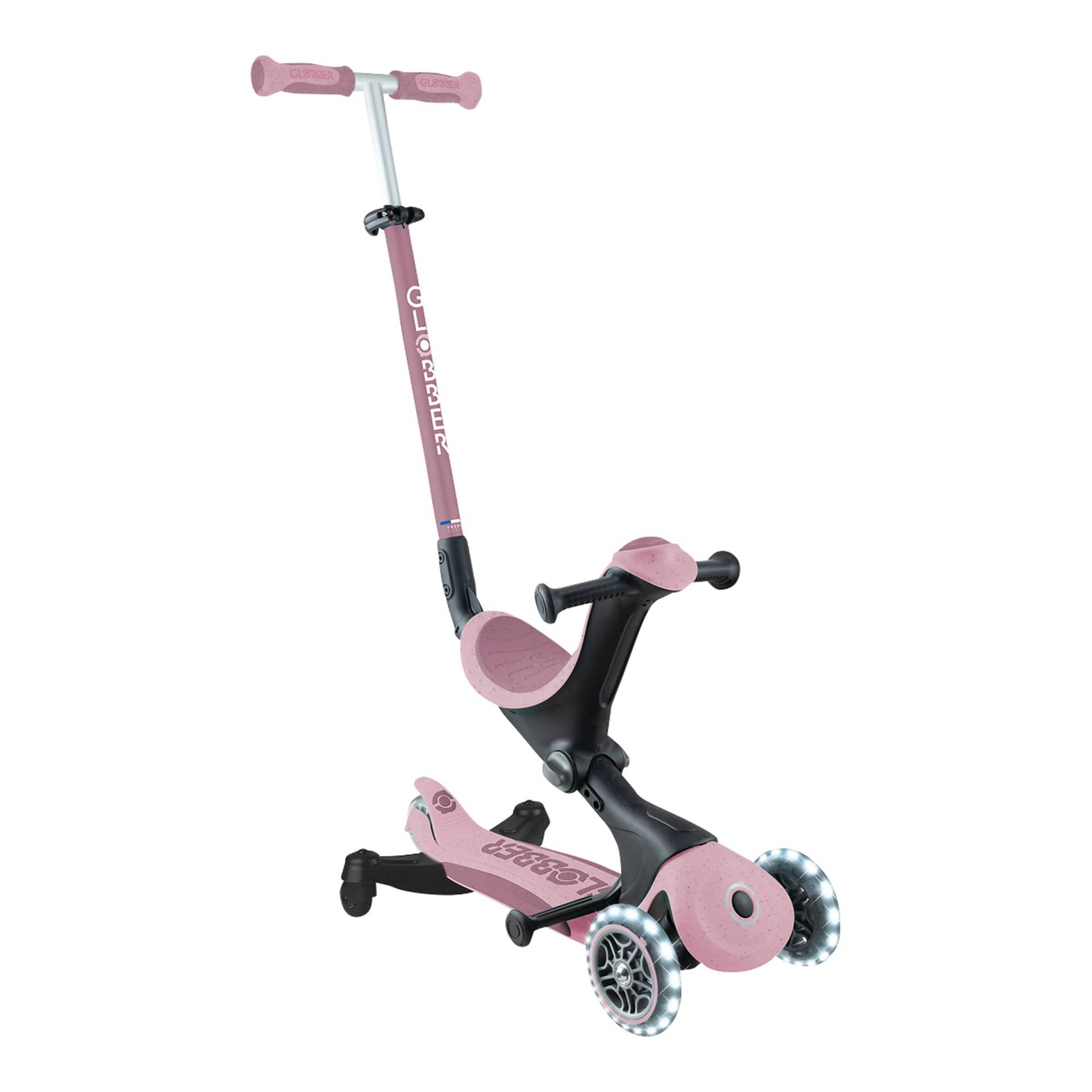 Globber Scooter 3in1 Go-Up Deluxe ECO 360 mit Leuchtrollen Globber Scooter 3in1 Go-Up Deluxe ECO 360 mit Leuchtrollen von Globber